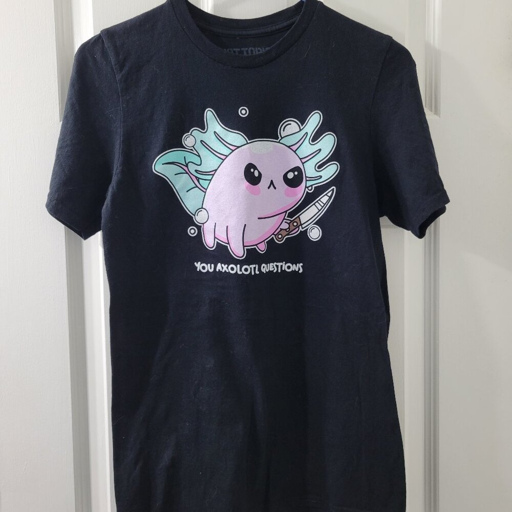 Axolotl tshirt - women's size S